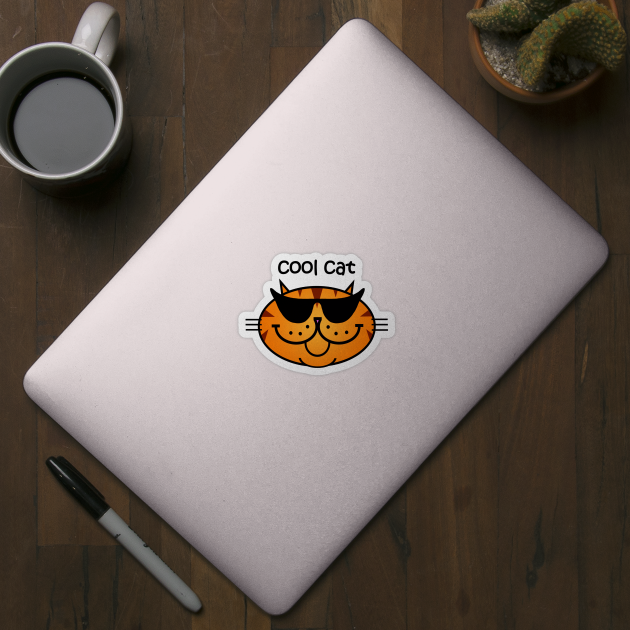 Cool Cat 2 - Ginger Snap by RawSunArt